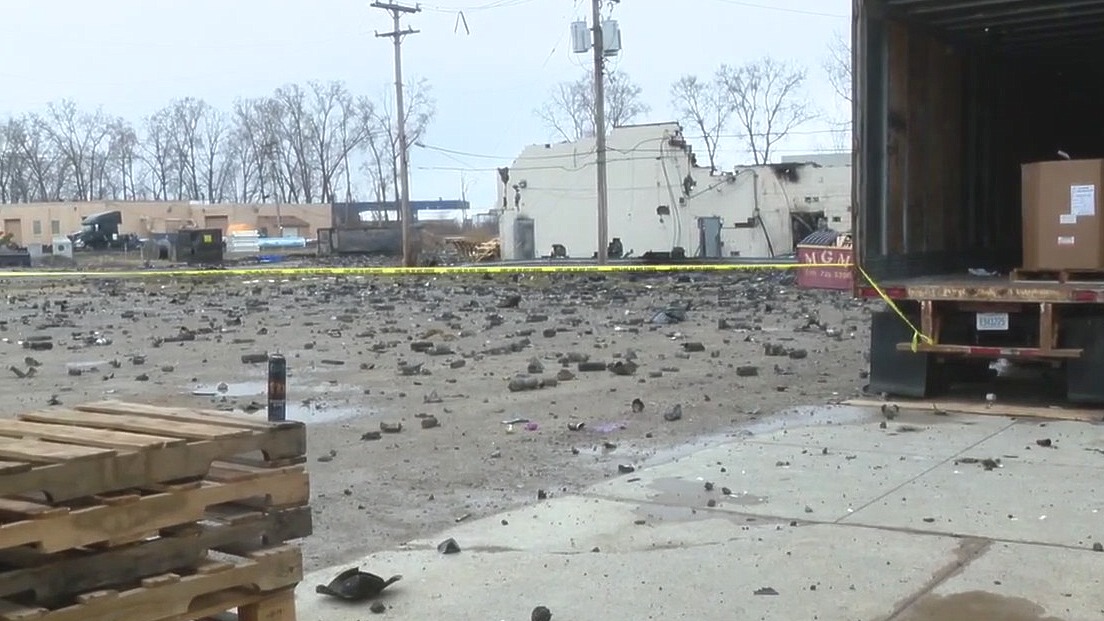 Nearby Clinton Township businesses dealing with impact of fire, explosions